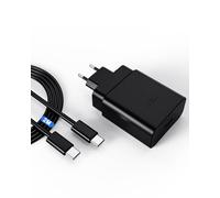 Cargador USB C de 45W,Compatible con Samsung Galaxy S25 Ultra/S25+/S25/S24 Ultra/S24+/S24/S23/S22/S21, A56, A55, A36, A16, Z Fold 6/Flip 6, Tab S10 S9, Conector USB C con 2 m 5 A Tipo C Cable