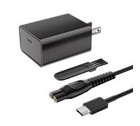 Cargador USB C de 5 V compatible con Philips Norelco Series 2000 3000 5000 7000 9000 cable de carga para recortadora Phillips 2400 2600 3600 3900 5200 5400