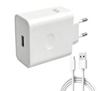Cargador USB-C de 65W para OPPO Super-VOOC, Cargador con Cable USB-A a C para OPPO Find X7/X6/X5/X3/Reno 11/10/8/7/6 para OnePlus 11/10T Nord 2T/10 Pro para Realme GT/9 Pro