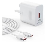 Cargador USB C de 66 W compatible con Honor 300 200 100 90, Magic 7 6 5 4 Pro Lite, Pad X9 X8, enchufe de carga rápida de pared para Huawei Mate 60 50 40 30 Pro, Pura 70 60 50 40 30 Pro Lite con cable