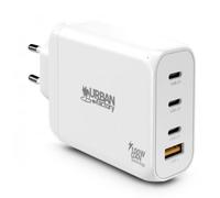 Cargador USB-C GaN 100W Urban Factory GPS14UF 4 Puertos Blanco
