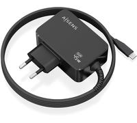 Cargador USB-C GaN de 45 W y 18 m (negro) - AISENS