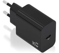 Cargador USB-C GaN PD3.0 de 30 W (negro) - AISENS