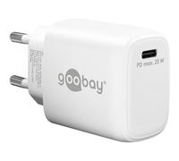 Cargador USB-C Goobay 65368 25W Carga Rápida Interior Blanco