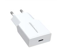 Cargador USB C iPhone 20 W | Power Delivery 3.0 + Quick Charge 3.0 | para iPhone Samsung Galaxy Xiaomi Huawei | Single USB-C Port | Enchufe UE | Blanco