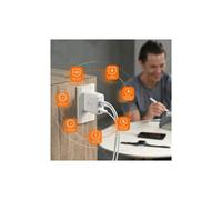 Cargador USB-C - J5CREATE - JUP4370EF-N - GaN - 70W - 4 puertos