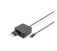Cargador USB-C para portátil Digitus 65W PD3.0 Negro