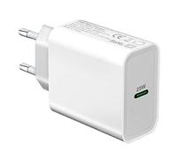 Cargador USB C para Samsung A17 5G/A56 A54 A36 A26 A16 Galaxy S23 S24 Plus/S22 FE S25 S21 S20 A53 A55 A35 A05S A25 A14 A23 A33 A3 15 A5 2 A52S A13 - Adaptador rápido tipo C para pared, color blanco