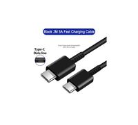 Cargador USB C PD45W de carga súper rápida compatible con Samsung Galaxy S24S23S22Ultra A54A15A55 5G, cable USB tipo C negro de 2 m