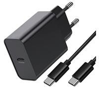 Cargador USB C rápido y cable para Samsung Galaxy S24 S25 Ultra/S23 Plus/S23/S22 Ultra/S22+/S21 S20 FE,Note 10 Plus/20 Ultra,A54 5G/A14 A34 A53 A23 A33 A55, Tab S7 S8 S6 Enchufe adaptador de corriente