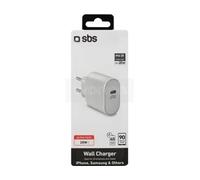 Sbs tetr1cpd20 adaptador e inversor de corriente interior 20 w blanco
