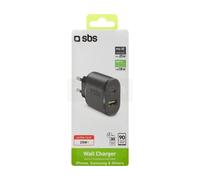 Cargador USB-C SBS 25W Negro