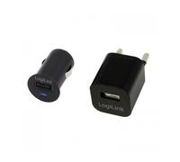 CARGADOR USB CASA/COCHE LOGILINK PA0076