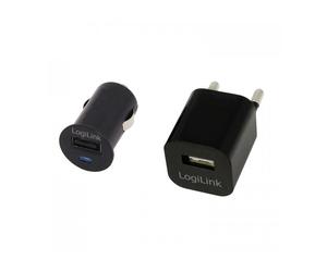 CARGADOR USB CASA/COCHE LOGILINK PA0076 (A0002452)