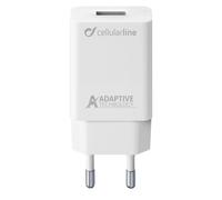 Cargador USB Cellularline Adaptive Fast Charger 15W Samsung Blanco