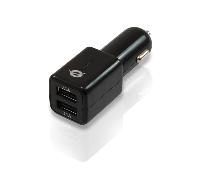 Cargador de coche conceptronic cusbcar4a 2x usb tipo a