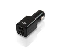 Cargador Mechero Universal 12/24V 2x USB 2x 4.2A (Negro) - CONCEPTRONIC