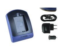 Cargador (USB/Coche/Corriente) Compatible con Sony NP-FW50 / RX10 II/Alpha 5000, 5100, 6000, 6300 / DSLR-, NEX-, SLT-, ILCE... - Ver Lista