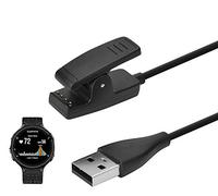 Cargador USB compatible con Garmin Forerunner 235.735XT E630/645/230.Vivomove HR/Approach S20, Cable de datos Cable cargador de reloj inteligente con clip 4.5ft 114cm