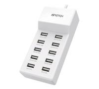 Cargador USB de 10 puertos: potencia y organización