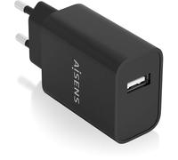 AISENS Cargador USB 10W alta eficiencia. 5V/2A. Negro