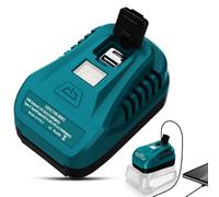 Cargador USB de 100 W tipo C para Bosch PBA PSB PSR 18 V batería convertidor de energía puede cargar la batería con cargador USB tipo C, con puerto USB de 2,1 A