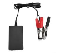 Cargador USB de coche de 12 V/24 V a 5 V CC con clip de batería, adaptador multipuerto de 4 puertos para teléfonos inteligentes y tabletas, carga rápida (puerto de control de calidad de 18 W), 8-35 V