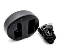 Cargador USB de doble canal para BLN-1, E-M1, E-M5, E-P5 y E-M5