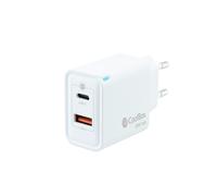 Cargador USB de Pared Coolbox 30W con Tecnología GaN - USB-C y USB-A