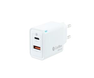 Cargador USB de Pared Coolbox 30W con Tecnología GaN - USB-C y USB-A
