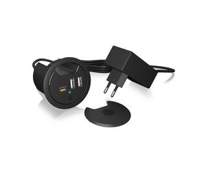 Cargador USB de sobremesa ICY BOX con Power Delivery y carga rápida