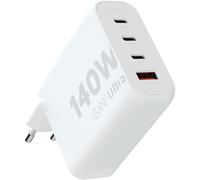 CARGADOR USB DE VIAJE/PARED 140W GAN2 ULTRA WALL 3x TYPE-C/USB 3.0 BLANCO XTORM