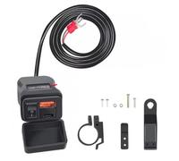 Cargador USB doble 12V impermable soporte manillar/ retrovisor