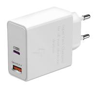Cargador USB Doble Goobay 65412 45W PD 1xUSB-C 1xUSB-A Compacto Blanco