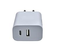 Cargador USB Dual Compatible con Motorola Moto g87, 3000mA, USB-PD, 20W, Carga rápida