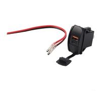 Cargador USB dual impermeable con funcionalidad de interruptor basculante para una mejor experiencia de carga del vehículo