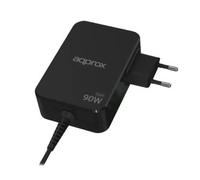 Cargador usb gan approx 90w cable usb-c soldado 1.8m pd color negro