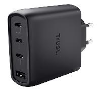 Cargador Trust Maxo 65W 4 puertos USB GaN