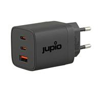 Cargador USB Jupio UTC0040 60 W GaN PPS Triple Puerto USB-A USB-C