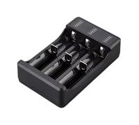 Cargador USB para Baterías Litio 18650/10400/14500/16650/14650/18350/18500 | Cargador de Tres Ranuras para Baterías 3,7V / 4,2V