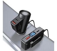 Cargador USB para Coche | Multifuncional Portátil QC3.0 PD - Cargador De Teléfono Móvil para Coche - para Vehículos Camión Autocaravana Sedán Tabletas Portátiles Teléfono