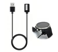 Cargador USB para Relojes Suunto Spartan Ultra, Spartan Sport, Suunto 9, D5, EON Core - Cable de 100 cm con protección contra sobretensiones y sobrecorriente, Carga rápida y Estable