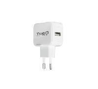 Cargador Tooq USB 5V 2.4A Blanco