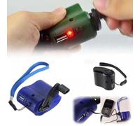 Cargador USB portátil manual Generador de emergencia para teléfonos móviles con manivela Dinamo