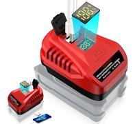 Cargador USB portátil para Einhell 18V batería con salida USB C PD2.0 100W (max), puede cargar la batería, pxbp-300 pxbp-600 px-bat52 con 1 puerto USB QC3.0 para adaptador cargador de teléfono