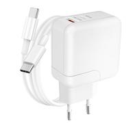 Cargador USB Quick Charge de 18 W y USBC Power Delivery de 30 W con cable tipo C