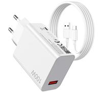 Cargador USB rápido 100W para Xiaomi REDMI Note 17 Pro MAX 17T Pro Poco F8 | para Hyper-Charge USB Charger Movil Adaptador y 1M Cable Tipo C para POCO X8 Pro M8 Pro 5G 17 15 13 Ultra 14T F6 X7 F7