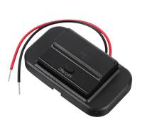 Cargador USB Rápido Doble Puerto 12-24v para Coche y RV Azul | Luz LED Localizadora, Tapa de Rebote Automático, Instalación Sencilla sin Grandes Cortes, Nylon y Cobre