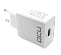 Cargador usb red 230vac salida 5vdc 2,4amp blanco