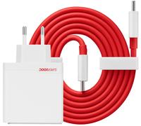 OnePlus Charger SUPERVOOC 100W One Port Cargador de Carga Rápida USB-C con Cable Blanco
